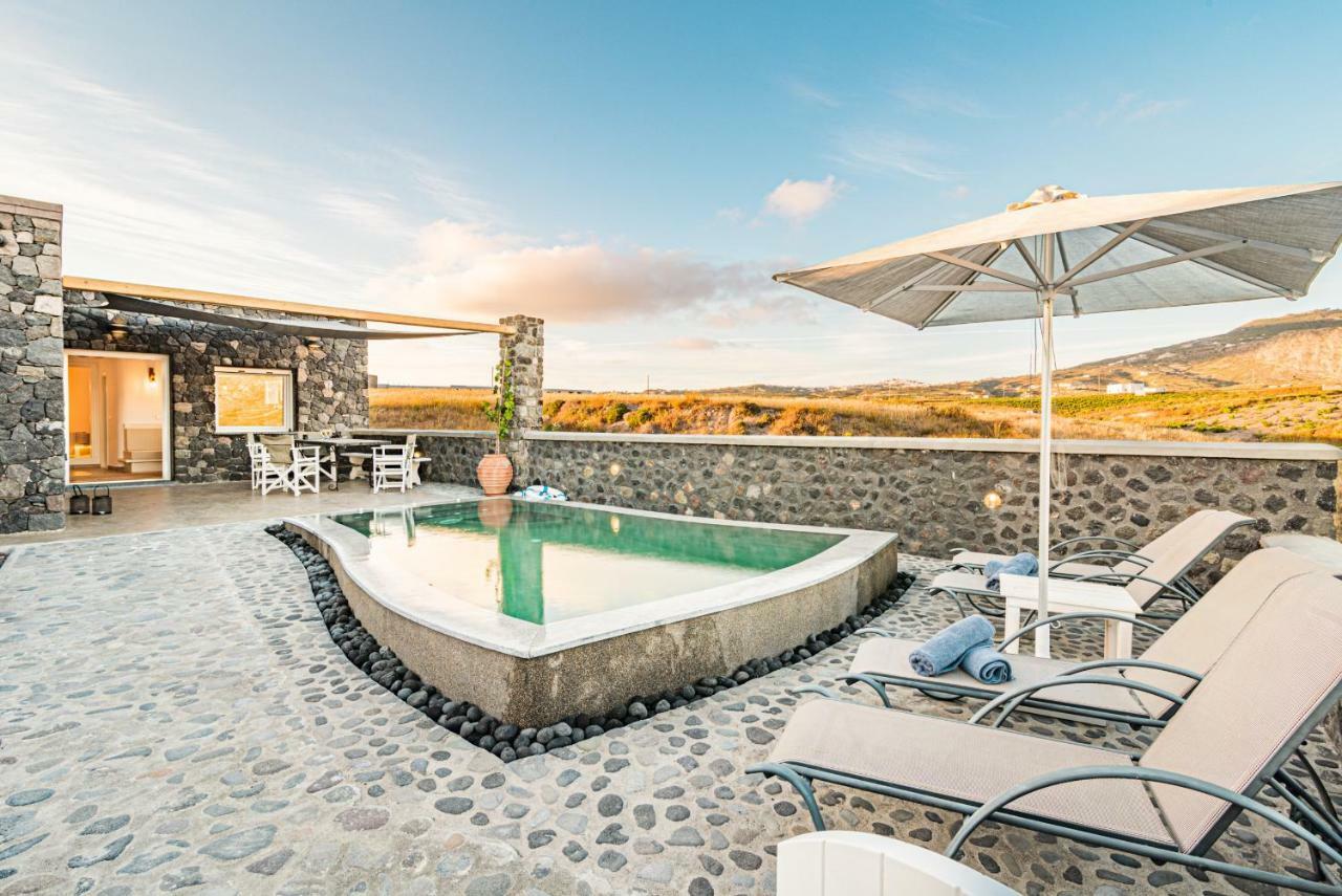 Klimata House - Private Jacuzzi Pool & Bbq Villa Vlychada Ngoại thất bức ảnh