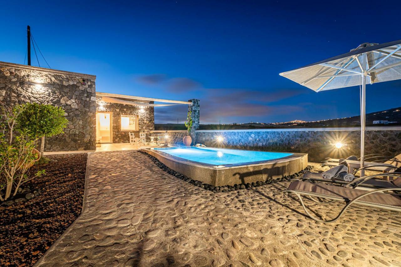 Klimata House - Private Jacuzzi Pool & Bbq Villa Vlychada Ngoại thất bức ảnh