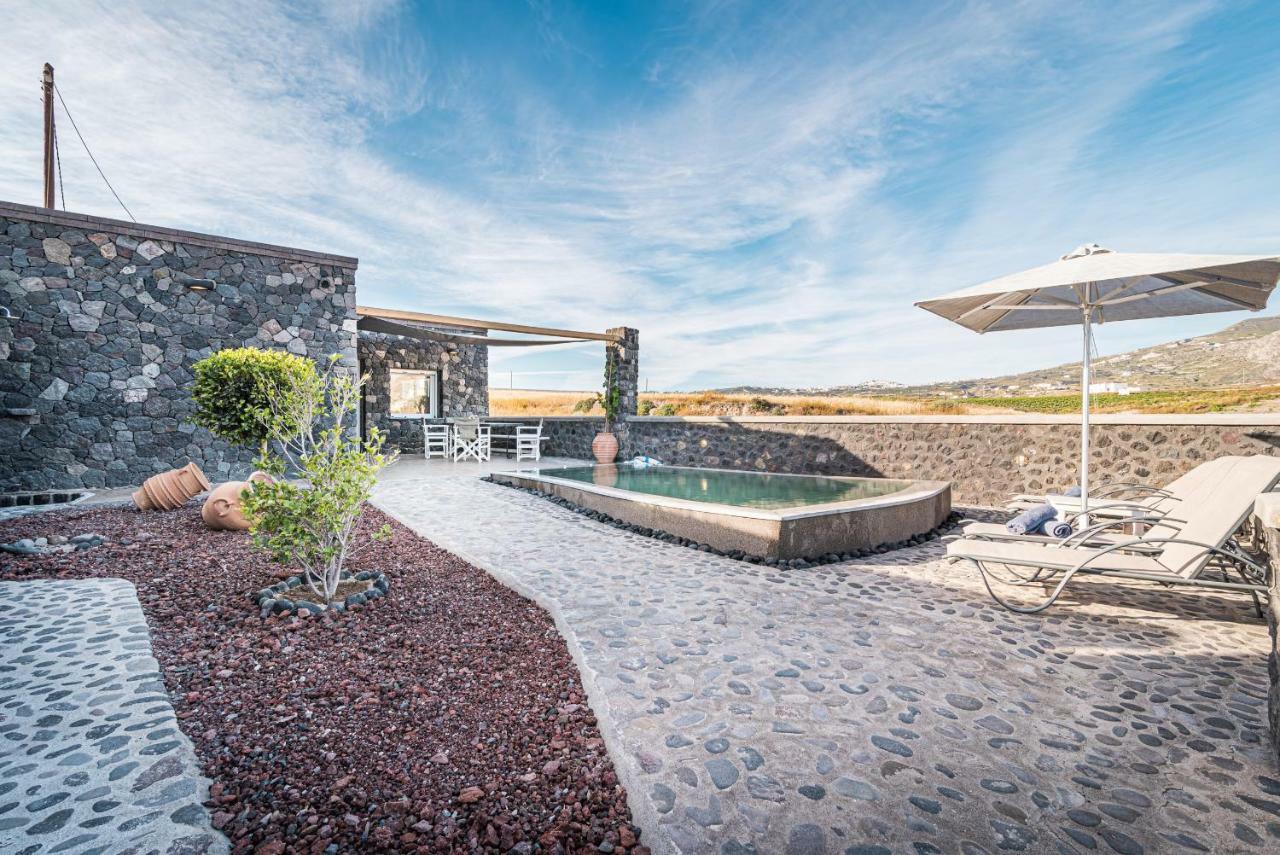Klimata House - Private Jacuzzi Pool & Bbq Villa Vlychada Ngoại thất bức ảnh